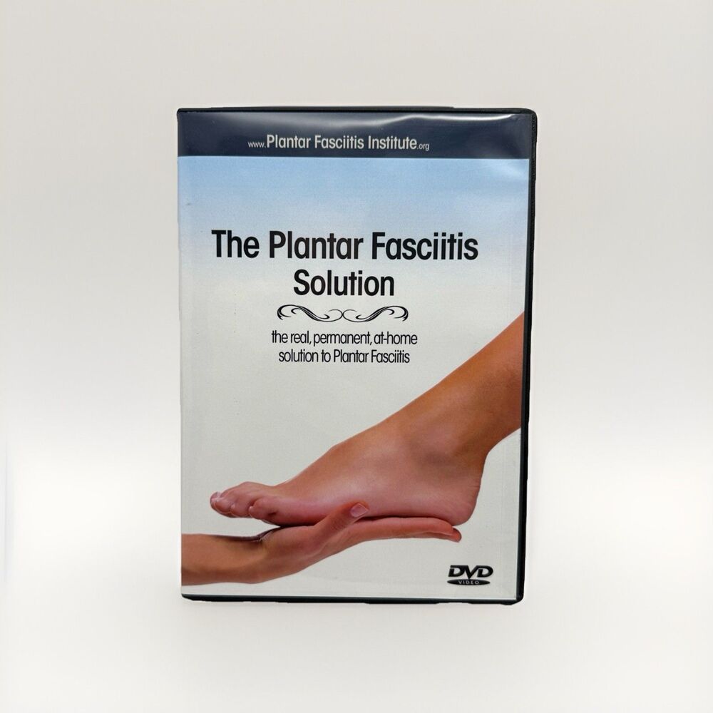 The Plantar Fasciitis Solution DVD Institute Foot Pain Relief Exercise Therapy
